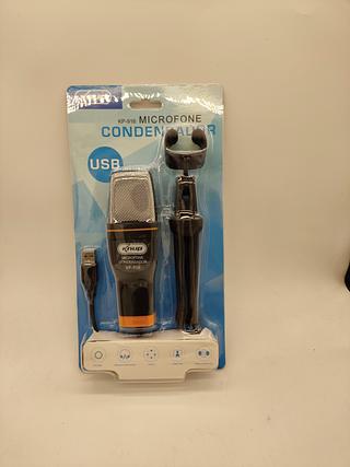 Microfone Condensador USB knup