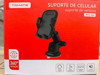 SUPORTE DE PLASTICO PARA CELULAR UNIVERSAL TOMATE MTG-042