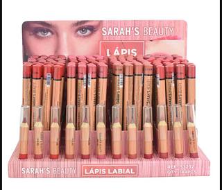 Lapis Labial SARAH'S BEAUTY Box com 144pç
