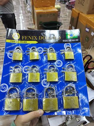 Cadeado 30#/40#/50# 12un