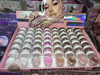 Pigmento diamante Yoyo maquiador 48 uni