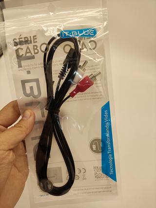 CABO AUXILIAR IT BLUE P2 X 2RCA 1.5M - LE1008