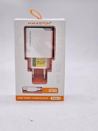Carregador Turbo Tipo-C 2USB H'Maston