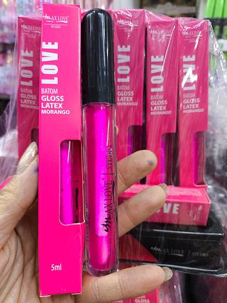 BATOM GLOSS LATEX MORANGO NÚMERO 13 MAXLOVE 48 uni