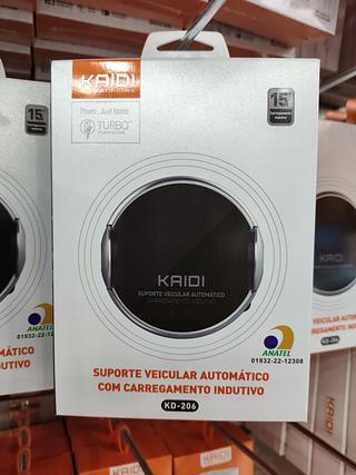 Suporte Veicular Automático Com carregamento Indutivo KAIDI KD-206