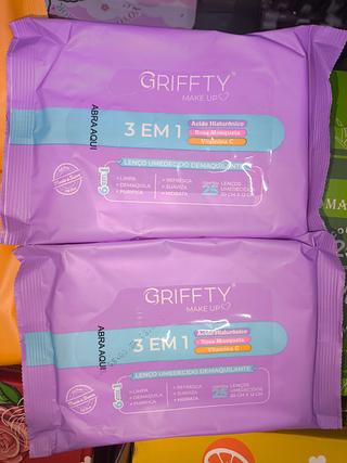 LENCO UMEDECIDO DEMAQUILANTE 3 em 1GRIFFTY