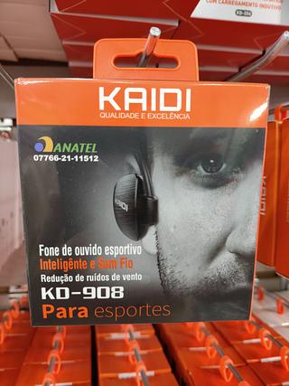 Fone De Ouvido Esportivo Sem Fio KAIDI