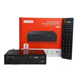 Conversor Digital Hd 1080P E Gravador Tomate Tv Digital Com Visor Tomate MCD-888