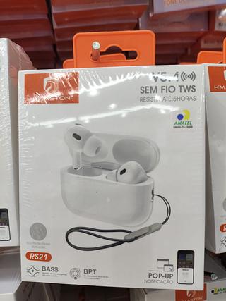 Fones sem fio TWS V5.4 H MASTON RS21