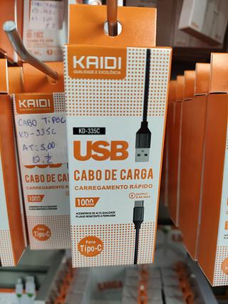 Cabo usb tipo C KAIDI