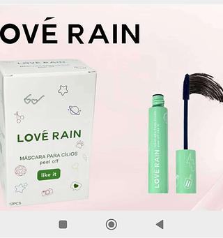 Mascara para cílios love rain 12uni