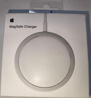 Carregador Sem Fio 15w Para iPhone Magnético Magsafe Tipo C De Carregamento Rápido Redondo