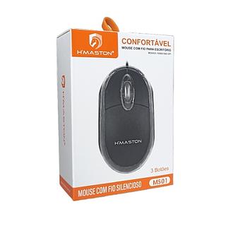 Mouse com Fio USB óptico H'maston MS-01 com LED