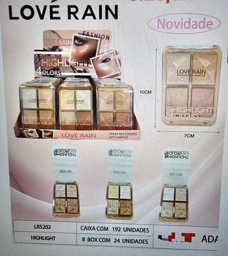 Iluminador love rain 24/un