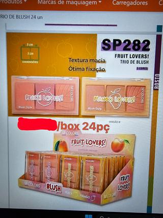 FRUIT LOVERS! TRIO DE BLUSH 24 un