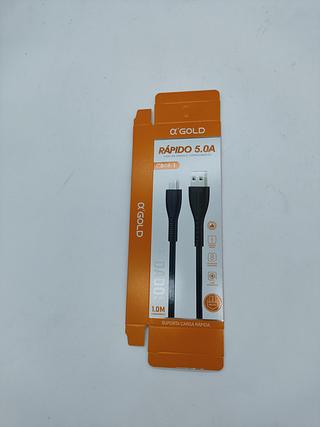 Cabo de Dados e Carregamento 1.0M Micro 5.0A Gold