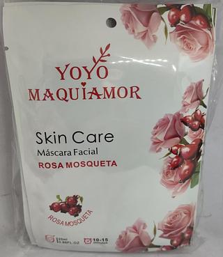MÁSCARA FACIAL ROSA MOSQUETA YOYOMAQUIAMOR 10UN