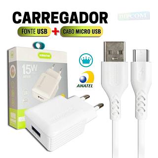 Carregador Rapido V8 15W Kimaster