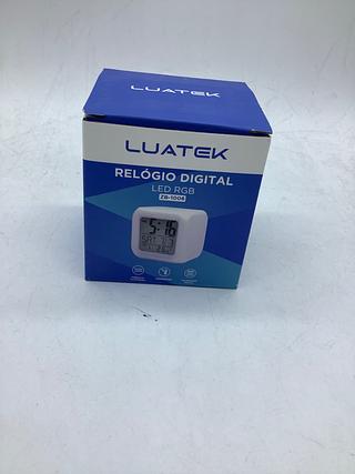 Relógio digital- led rgb