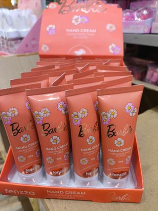 bar007 fenzza creme hidratante para maos barbie 24 unidade