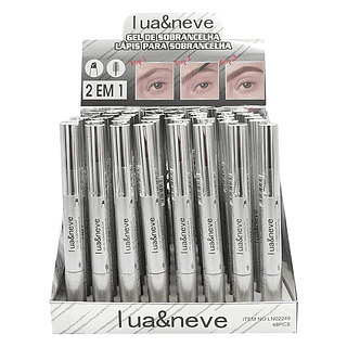Gel + Lápis Para Sobrancelha 48un