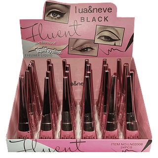 Black Fluent Delineador 24un