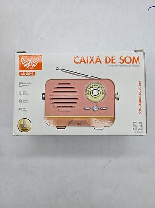 Caixa de som fm radio