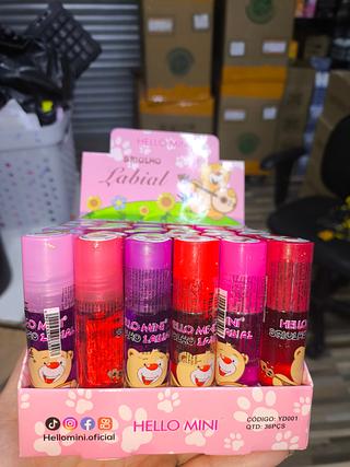 YD001 BRILHO LABIAL HELLO MINI 36 uni
