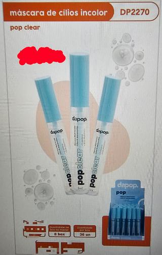Máscara multi incolor cílios 36un