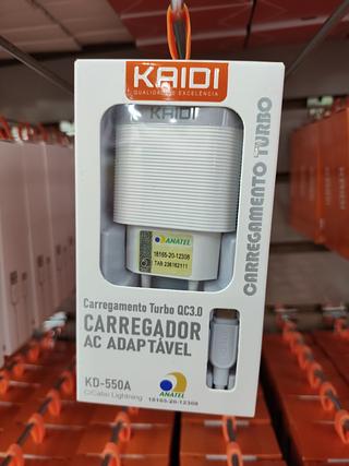 Carregador Turbo IOS KAIDI
