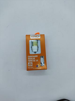 Carregador Veicular turbo QC 3.0 18W Kaidi