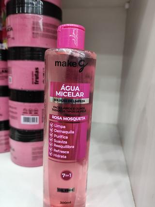 Água Micelar Solução De Limpeza Rosa Mosqueta 7em1 300ml Make G
