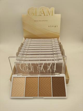 Estojo de Contorno Glam Vivai C/12un