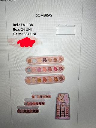 Paleta de Sombras Lua e Neve C/24un