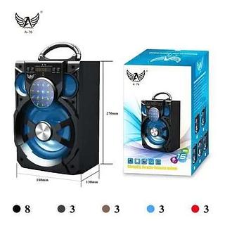 Caixa De Som Bluetooth Altomex Usb Sd Rádio Fm