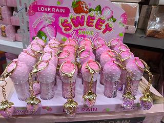 Lr-4229 LIP GLOSS SHINE LOVE RAIN 24 UNIDADE