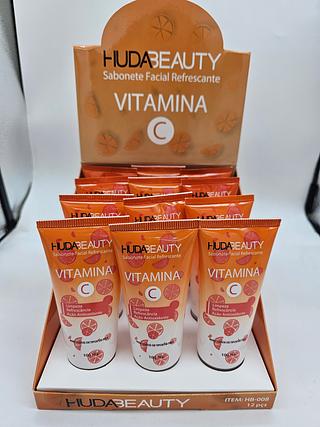 Sabonete Facial Refrescante Vitamina C Huda Beauty 12un