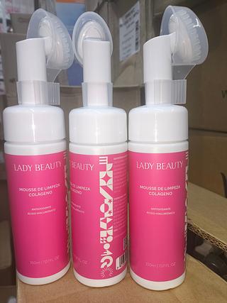 MOUSSE DE LIMPEZA COLÁGENO LADY BEAUTY UNI