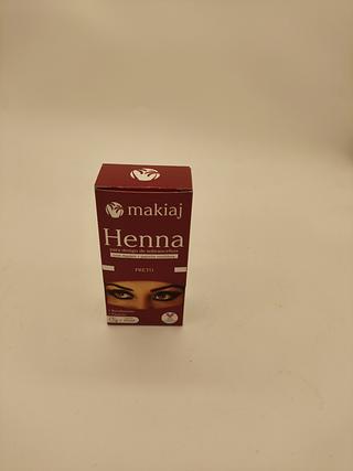 Henna para design e Sobrancelhas Makiaj Preto 1,5g+10ml