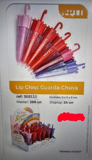Lip Gloss Guarda-Chuva