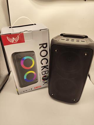 Caixa de Som Rock Box Color Changing Lights Speaker Altomex