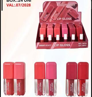 S6721 Lip gloss c/24pcs Sarah´s Beauty