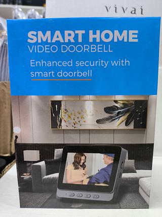 Campainha com Câmera e Tela LCD Vídeo Porteiro Eletrônico com Interfone