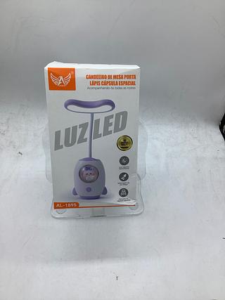 Candeeiro de mesa porta lápis cápsula espacial