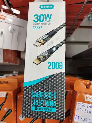 Cabo Tipo C - IOS Iphone 30W KIMASTER