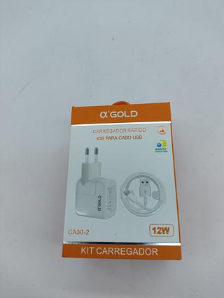 Carregador Rápido IOS para cabo USB 12W Gold