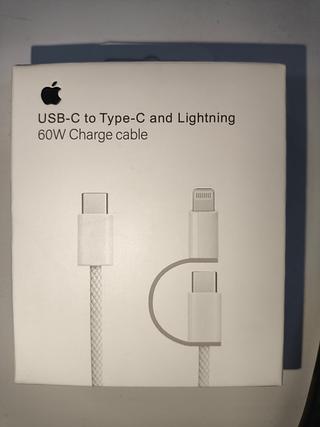 Usb-c 60w Cabo De Recarga Usb-C Para Tipo-C e Conector Lighting Turbo 60W Carregamento Rápido