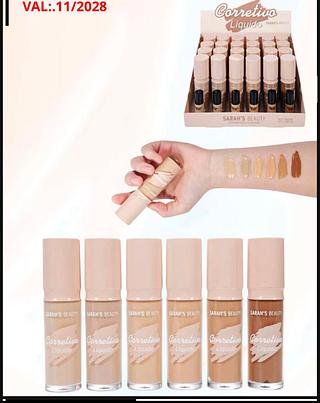 S8346 CORRETICO COBERTURA ALTA SARAHS BEAUTY 24UNI