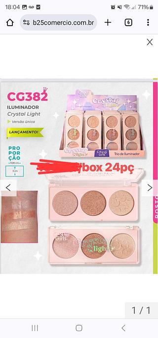 ILUMINADOR Crystal Light 24 un