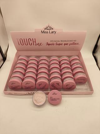 Pó Facial Translúcido Hd Touch Me Miss Lary C/36un